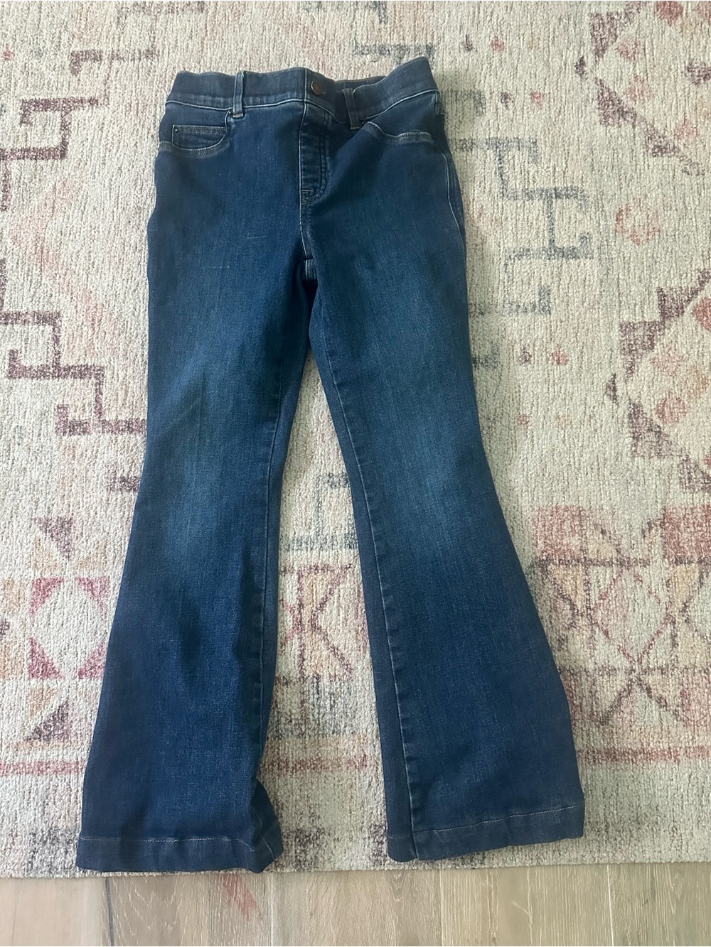 SPANX Dark Blue Flare Jeans